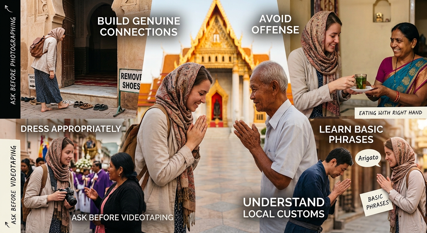 “Respect for Different Cultures and Beliefs: How to Prepare for Meaningful, Mindful Travel Abroad”